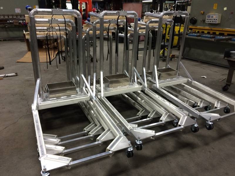 Custom steel fabrication project 10