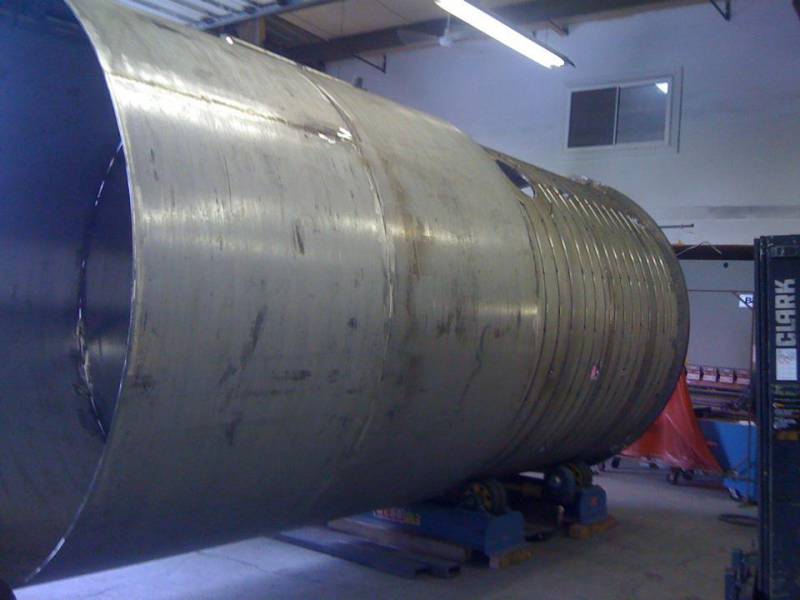 Custom steel fabrication project 17