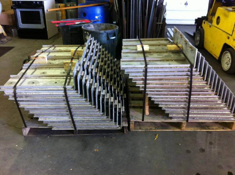 Custom steel fabrication project 18