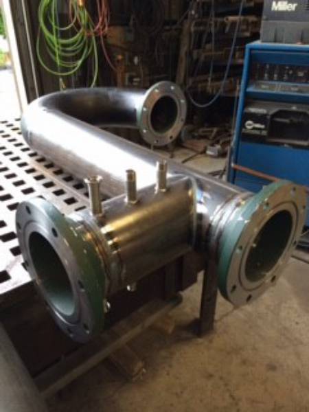 Custom steel fabrication project 25