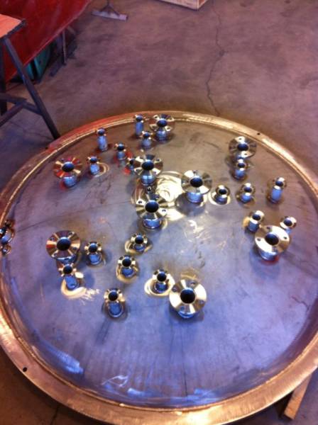 Custom steel fabrication project 26