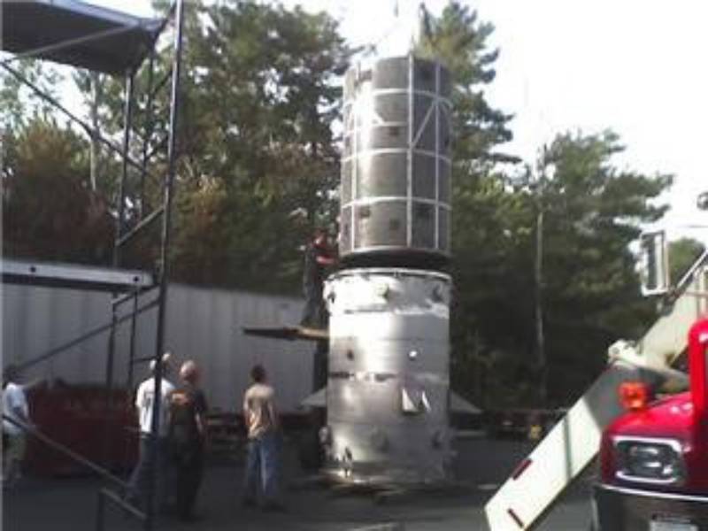 Custom steel fabrication project 27