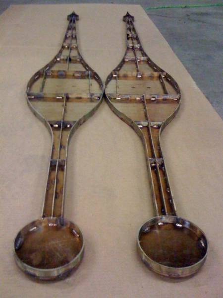 Custom steel fabrication project 33