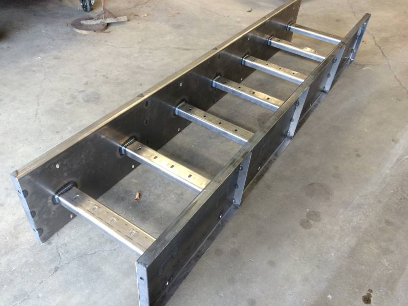 Custom steel fabrication project 36