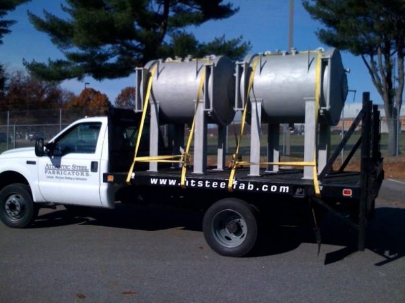 Custom steel fabrication project 43