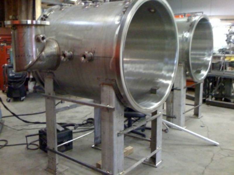 Custom steel fabrication project 44