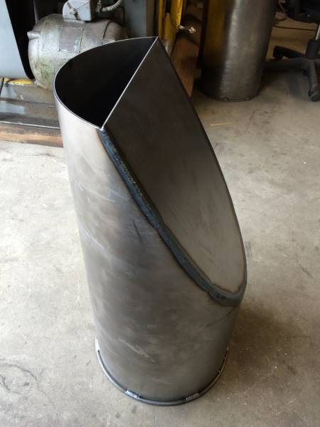 Custom steel fabrication project 55