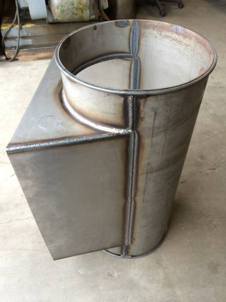 Custom steel fabrication project 56