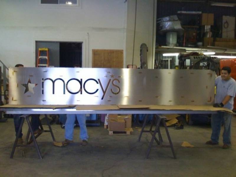Custom steel fabrication project 61