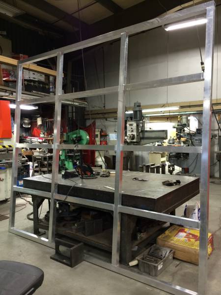 Custom steel fabrication project 66