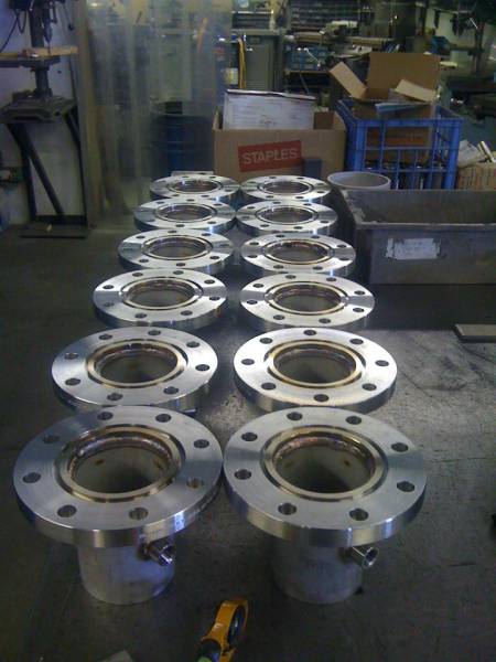 Custom steel fabrication project 71