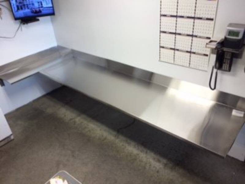 Custom steel fabrication project 83