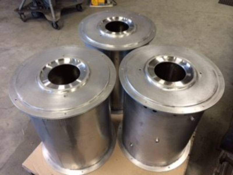 Custom steel fabrication project 88