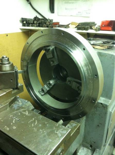 Custom steel fabrication project 91