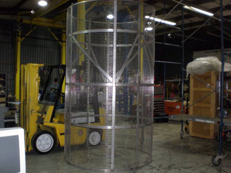 Custom steel fabrication project 100