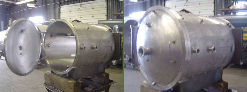 Custom steel fabrication project 109