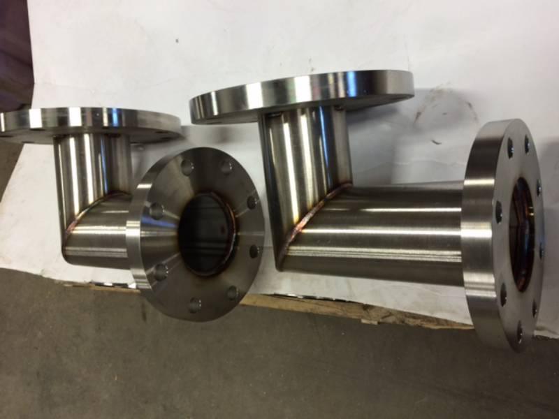 Custom steel fabrication project 110