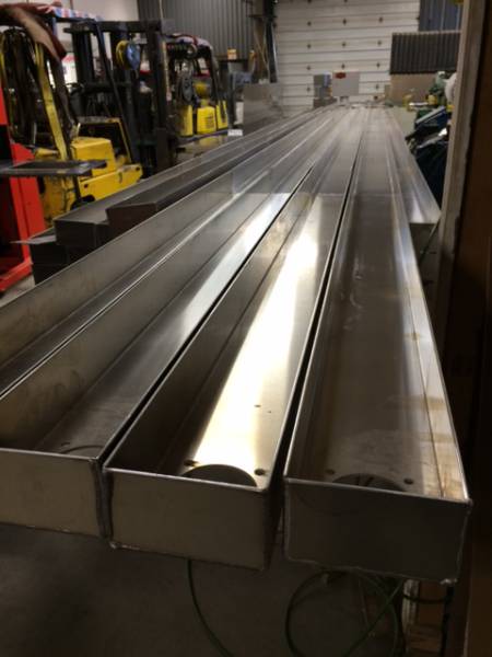 Custom steel fabrication project 113