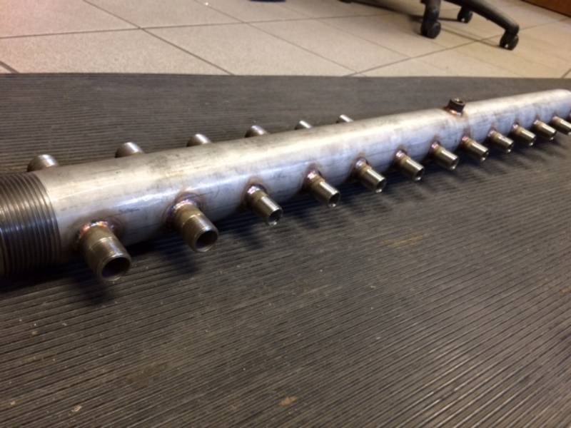 Custom steel fabrication project 115