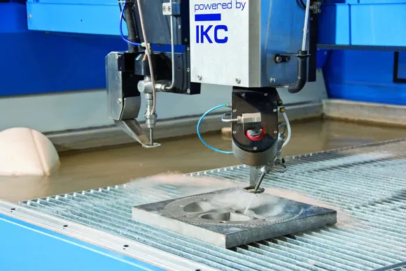 Water jet steel cutter